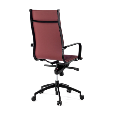 chefsessel rot schwarze struktur kunstleder kunstleder feste armlehnen 7