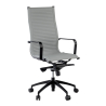 Design Bürostuhl Brenton mit hoher Rückenlehne, schwarze Struktur, Kunstleder