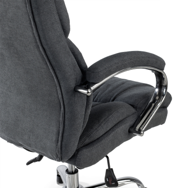 chefsessel schwarz harmony stoff gepolsterte armlehnen 5
