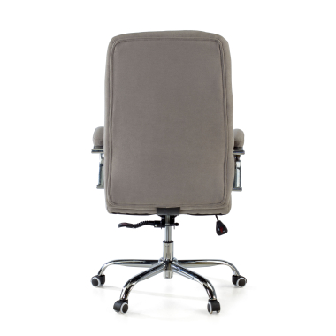chefsessel grau harmony stoff gepolsterte armlehnen 8