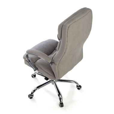 chefsessel grau harmony stoff gepolsterte armlehnen 9