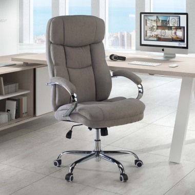 Chefsessel in Stoff Harmony, Gepolsterter