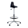 Arbeitshocker mit Rückenlehne Polytec, ergonomisch