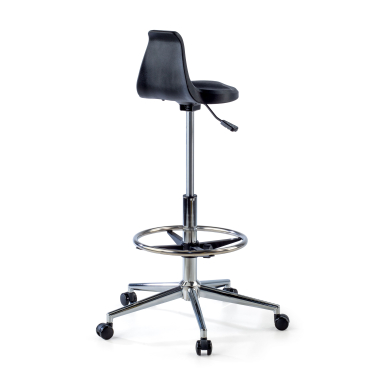arbeitshocker schwarz polytec kunststoff ohne armlehnen 7