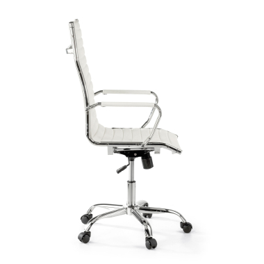 Design Bürostühl Vogue, Chromgestell, hohe Rückenlehne