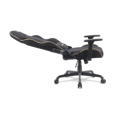 gaming stuhl schwarz breeze stoff bewegliche armlehnen kopfstutzen kissen kopfstutze 5