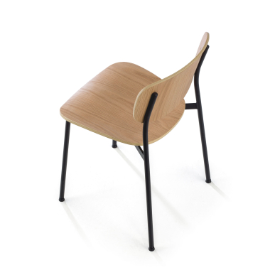konferenzstuhl naturholz 4 fusse holz kunststoff ohne armlehnen 8