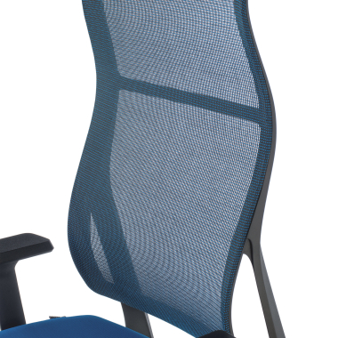 ergonomischer burostuhl blau stay netzstoff bewegliche armlehnen 9