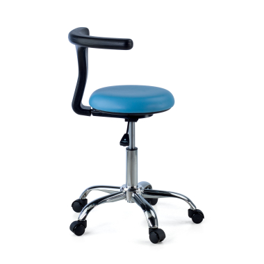 arbeitshocker blau clinicpro kunststoff ohne armlehnen 4