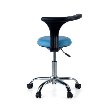 arbeitshocker blau clinicpro kunststoff ohne armlehnen 9