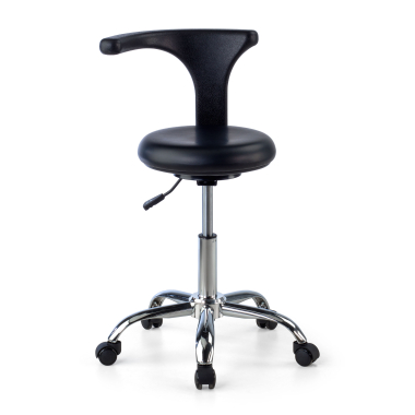 arbeitshocker schwarz clinicpro kunststoff ohne armlehnen 6
