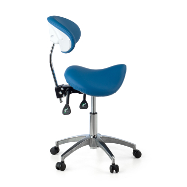 arbeitshocker blau ergo clinic kunststoff ohne armlehnen 3