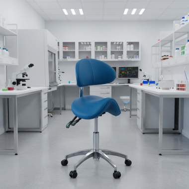 arbeitshocker blau ergo clinic kunststoff ohne armlehnen 2