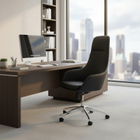 Chefsessel Büro Luxus, ergonomische Rückenlehne