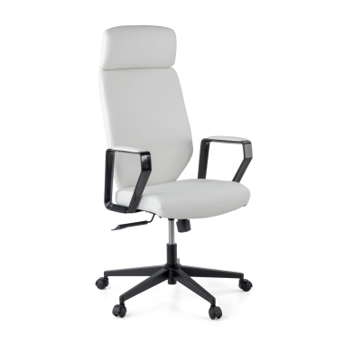 chefsessel weiss saranto kunstleder feste armlehnen 1