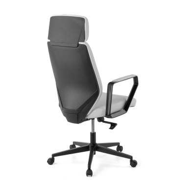 chefsessel weiss saranto kunstleder feste armlehnen 9