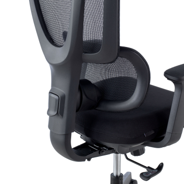 ergonomischer burostuhl schwarz essenza netzstoff 3d verstellbare armlehnen doppelte lordosenstutze kopfstutze 7