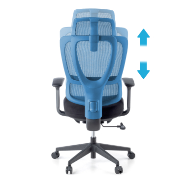 ergonomischer burostuhl schwarz essenza netzstoff 3d verstellbare armlehnen doppelte lordosenstutze kopfstutze 4