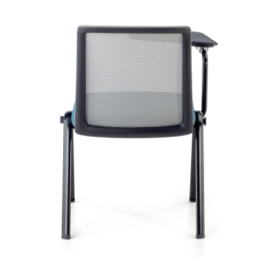 stuhl mit schreibplatte blau schreibtischstander netzstoff ohne armlehnen 9