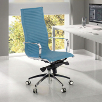Design Bürostuhl Brenton, Stahlrahmen, hohe Rückenlehne