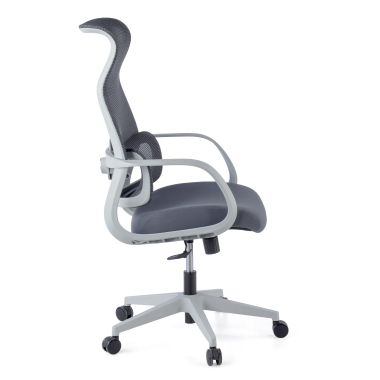 burostuhl weiss grau axis netzstoff feste armlehnen 8