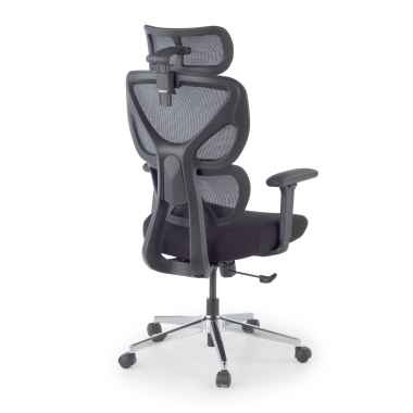 ergonomischer burostuhl schwarz erghos air stoff 3d verstellbare armlehnen lordosenstutze kopfstutze 11