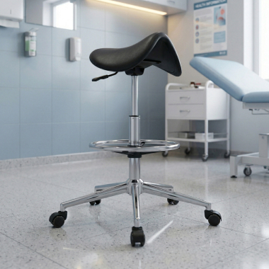 arbeitshocker schwarz ergonomisch kunststoff ohne armlehnen 2