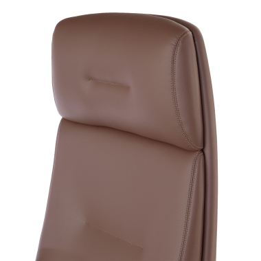 chefsessel braun kronberg kunstleder gepolsterte armlehnen 6