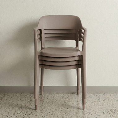 konferenzstuhl beige riga kunststoff ohne armlehnen 6