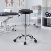 Niedriger Arbeitshocker mit Rollen Hana