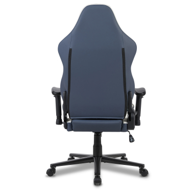 gaming stuhl weiss blau vanguard kunstleder bewegliche armlehnen kopfstutzen kissen kopfstutze 12