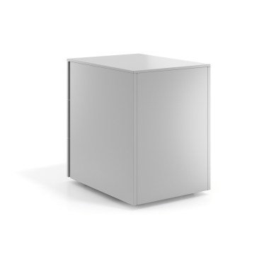 rollcontainer aluminium 3 schubladen metall 6