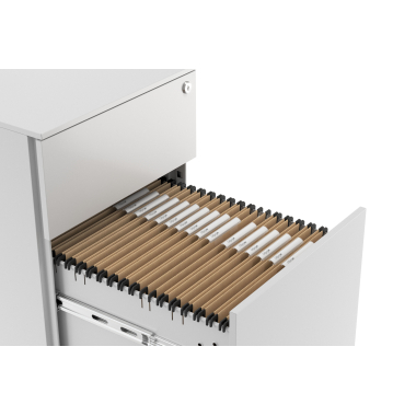 rollcontainer weiss 2 schubladen hangeregister metall 5