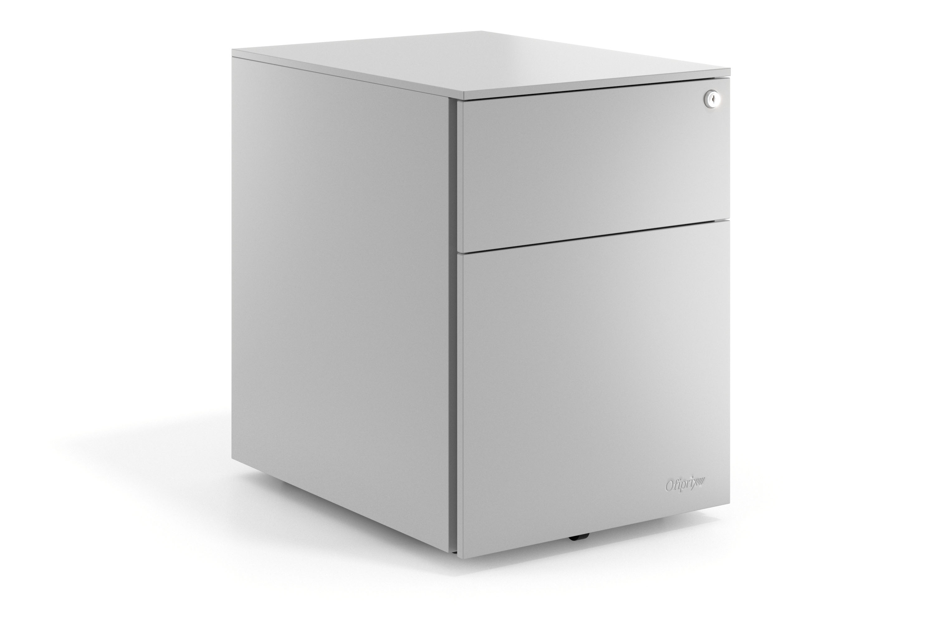 Schreibtischcontainer Xenon aus Metall, 1 Schublade + Hängeregister