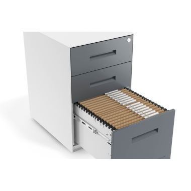 rollcontainer anthrazit weisse struktur metall 5