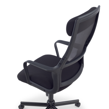 burostuhl home office schwarz venus netzstoff feste armlehnen lordosenstutze kopfstutze 13