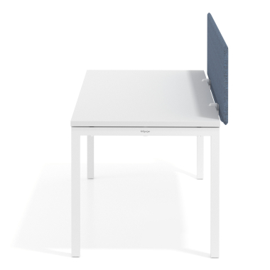 schreibtisch trennwande blau aluminiumstruktur 2