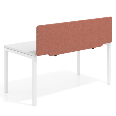 schreibtisch trennwande terracota aluminiumstruktur 1