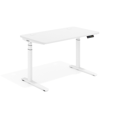 hohenverstellbarer schreibtisch weiss warm white erghos icon 1
