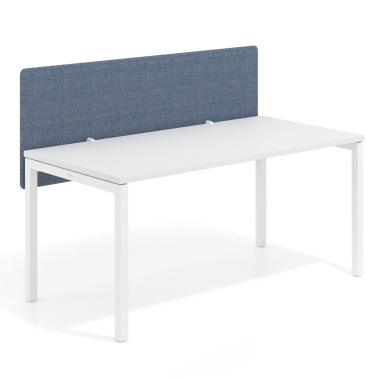 schreibtisch trennwande blau aluminiumstruktur 4