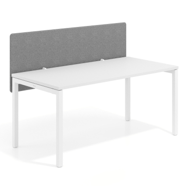 schreibtisch trennwande grau aluminiumstruktur 4