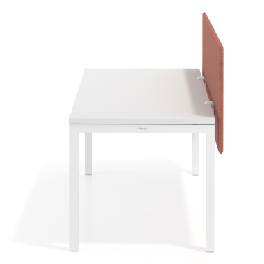 schreibtisch trennwande terracota aluminiumstruktur 2