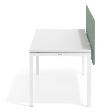 schreibtisch trennwande grun aluminiumstruktur 2