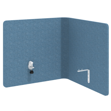 schreibtisch trennwande blau sileo 3
