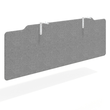schreibtisch trennwande grau aluminiumstruktur 3