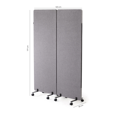 schreibtisch trennwande grau fold 5
