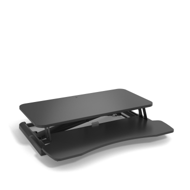 hohenverstellbarer schreibtisch schwarz lynk 7