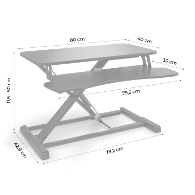 hohenverstellbarer schreibtisch schwarz lynk 12