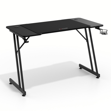 gaming tisch schwarz voltage 1