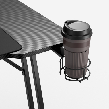 gaming tisch schwarz voltage 7